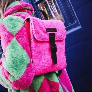 Dr. Martens Mini Faux Shearling Backpack